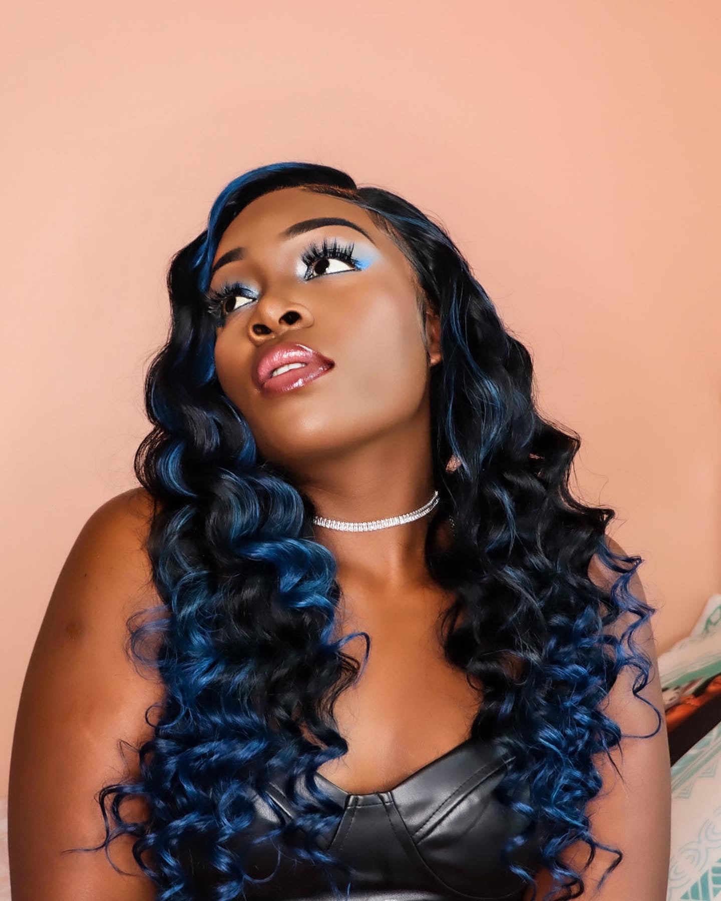 1b/Blue Body Wave wig