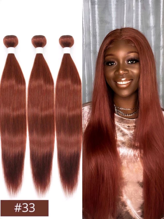 Color #33 Bundles & Closure/Frontal Deal