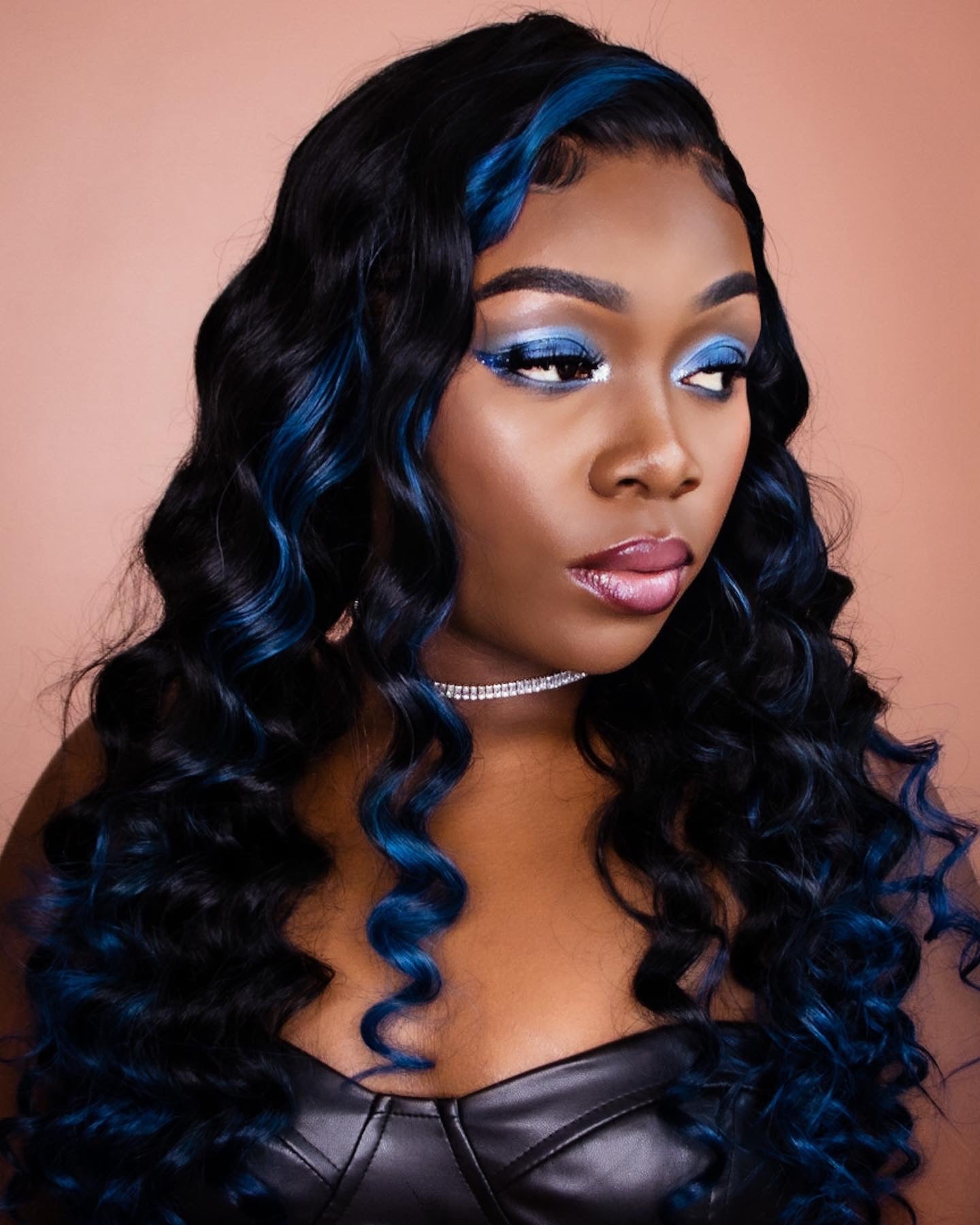 1b/Blue Body Wave wig