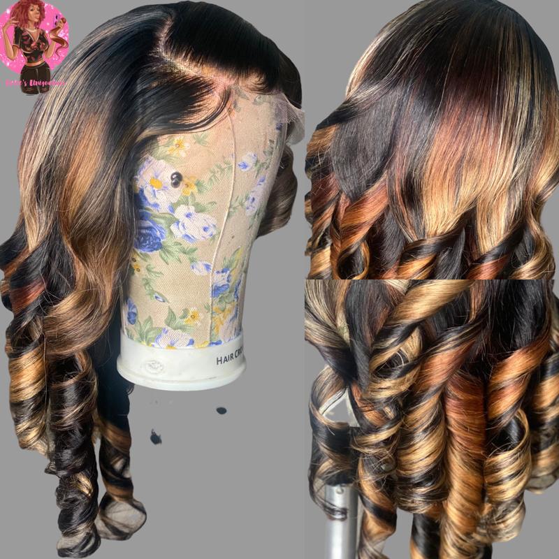 Highlights ombré wig