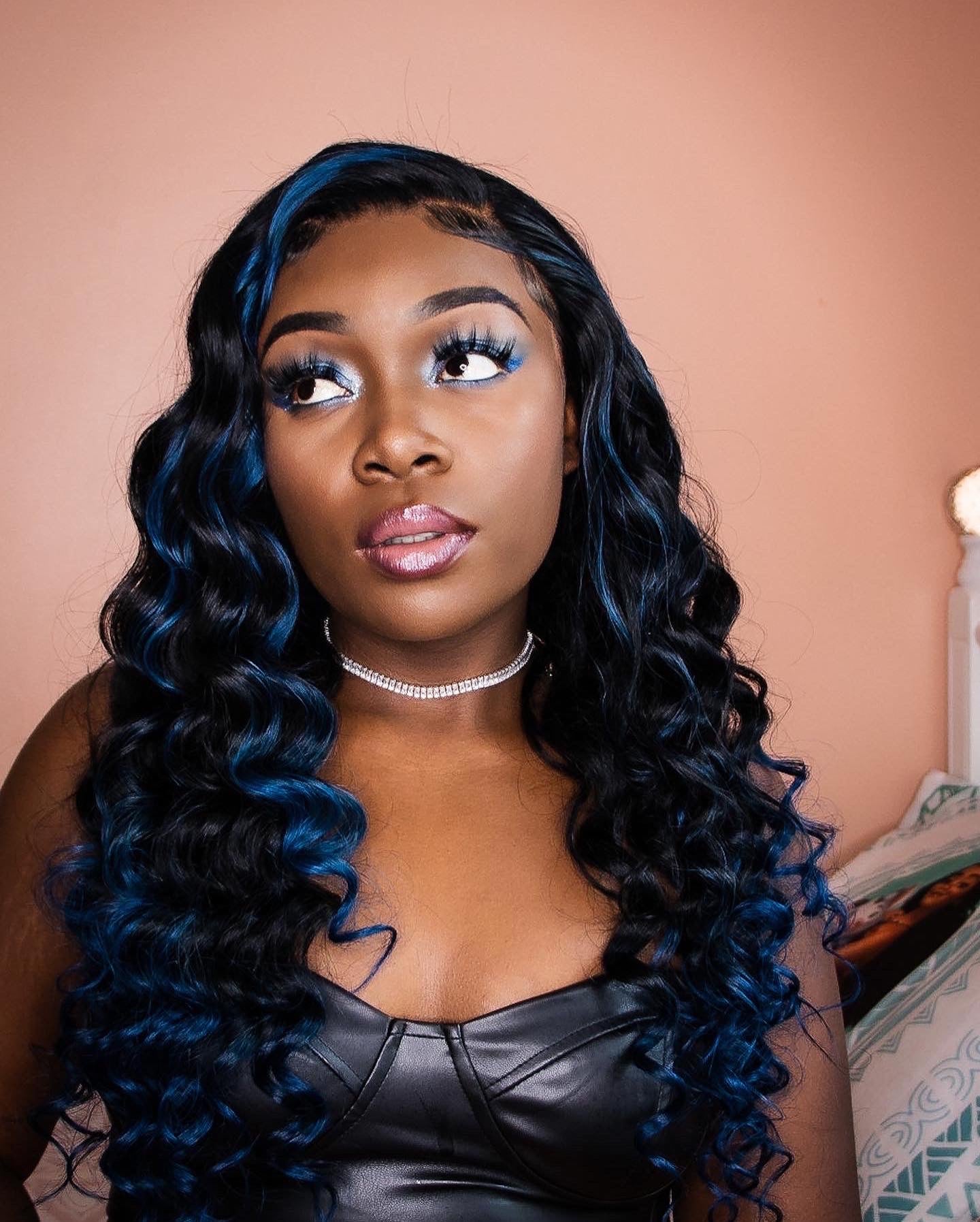 1b/Blue Body Wave wig