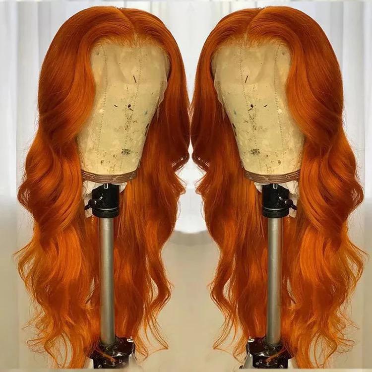 Orange Lace Front Wig