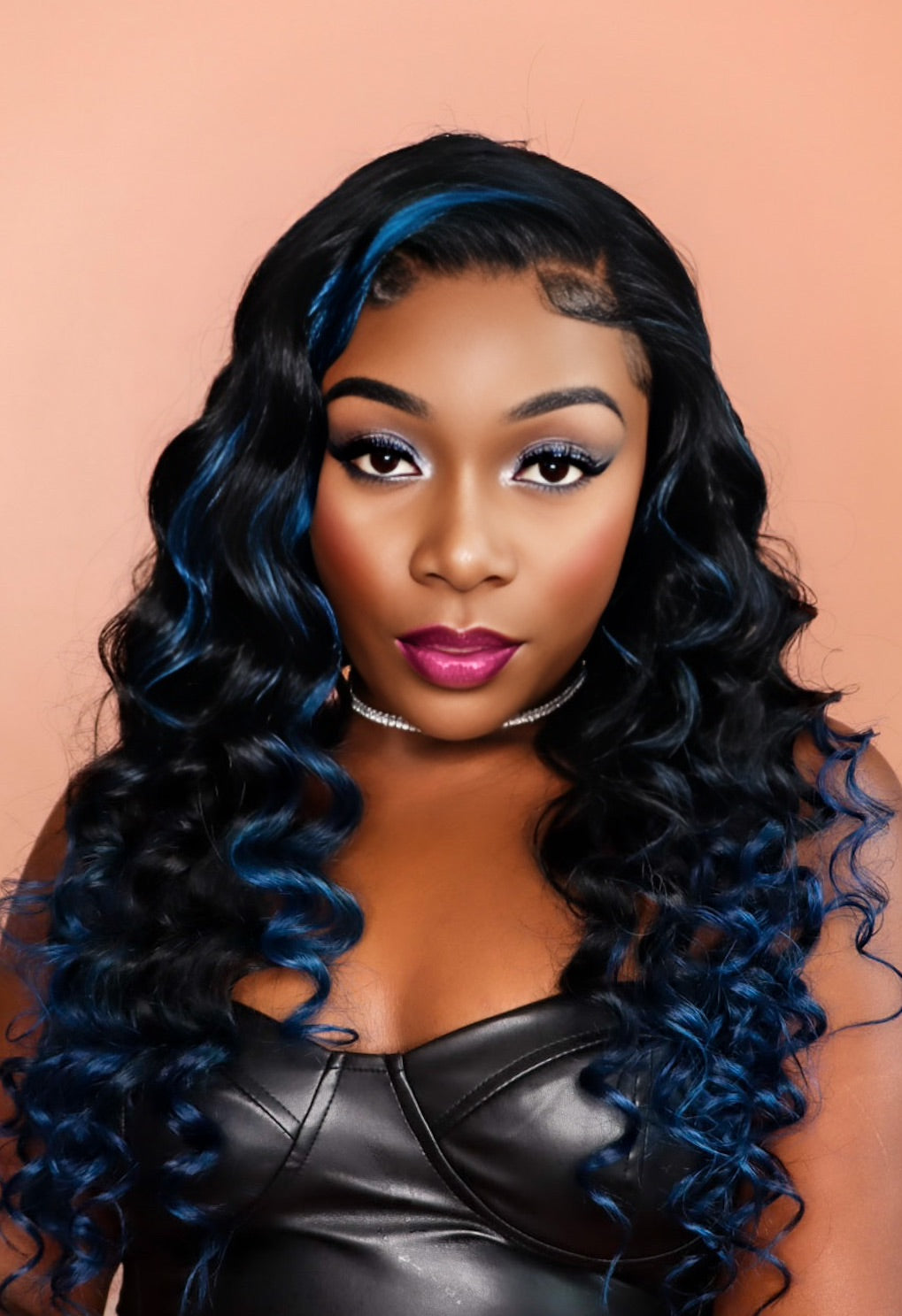 1b/Blue Body Wave wig