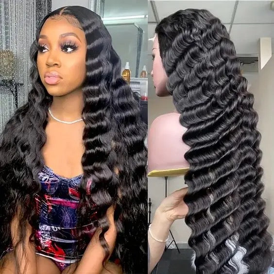 Glueless Deep Wave Wig