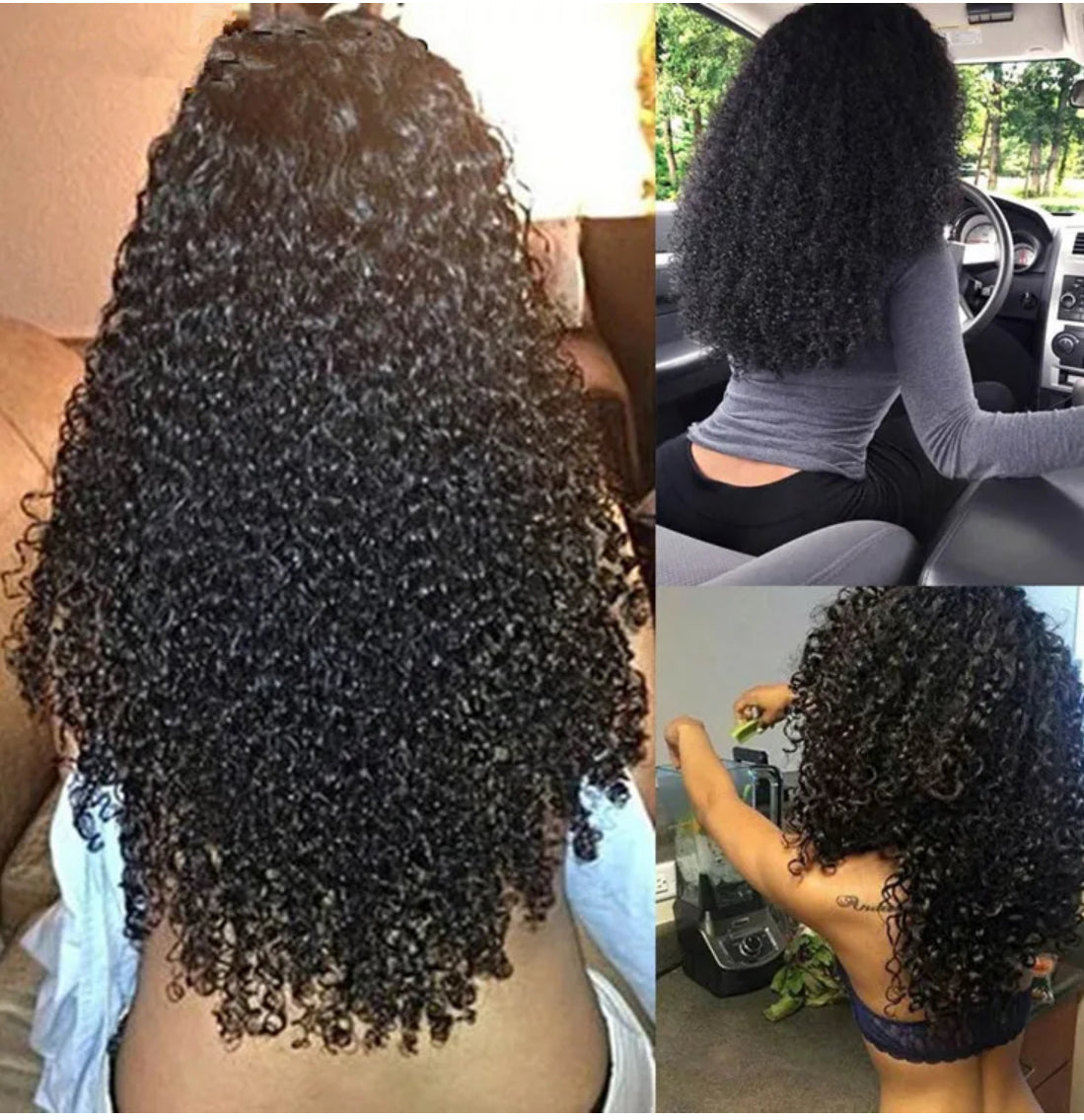 9x6 Eurasian Curly Glueless Wig