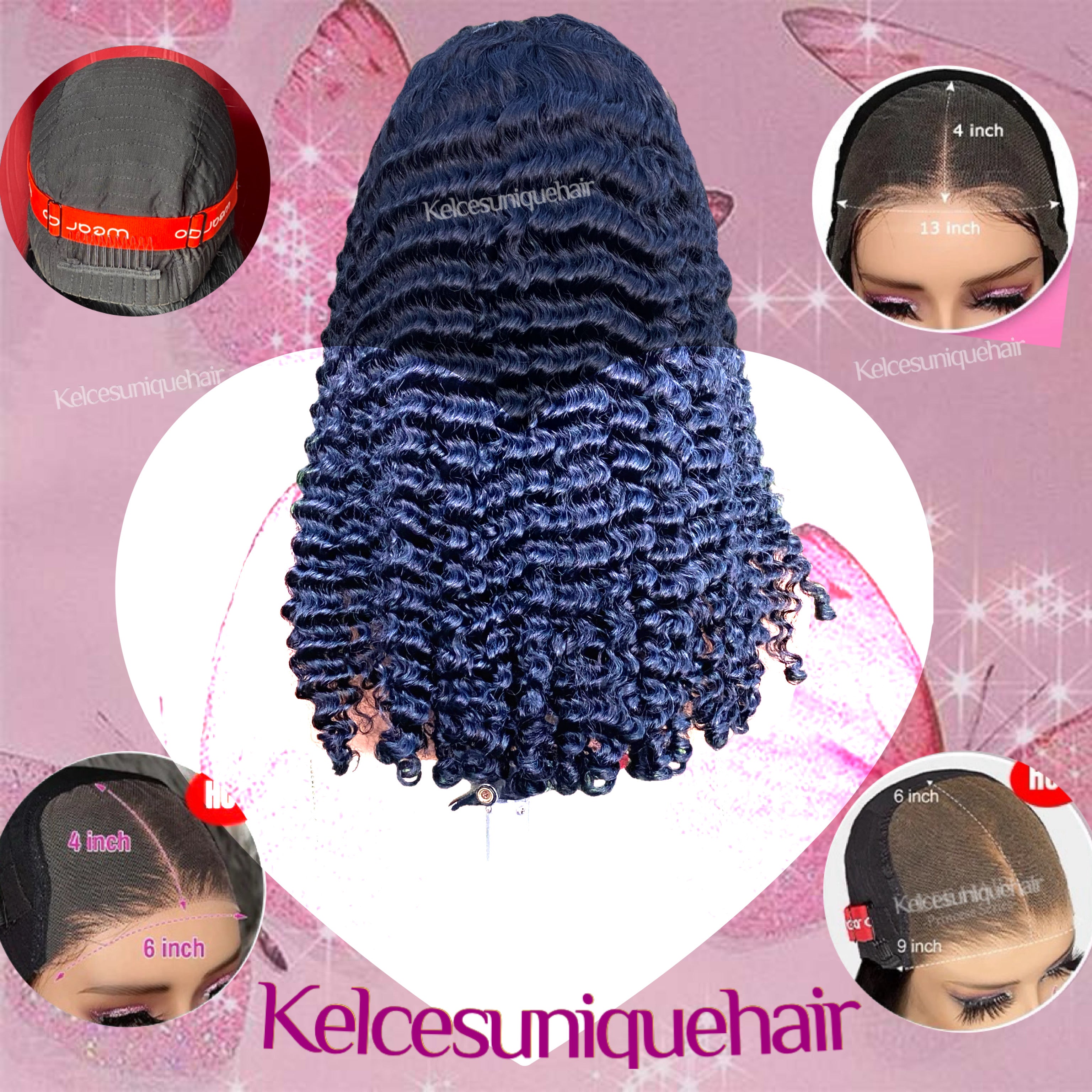 Burmese Curly Glueless Wig