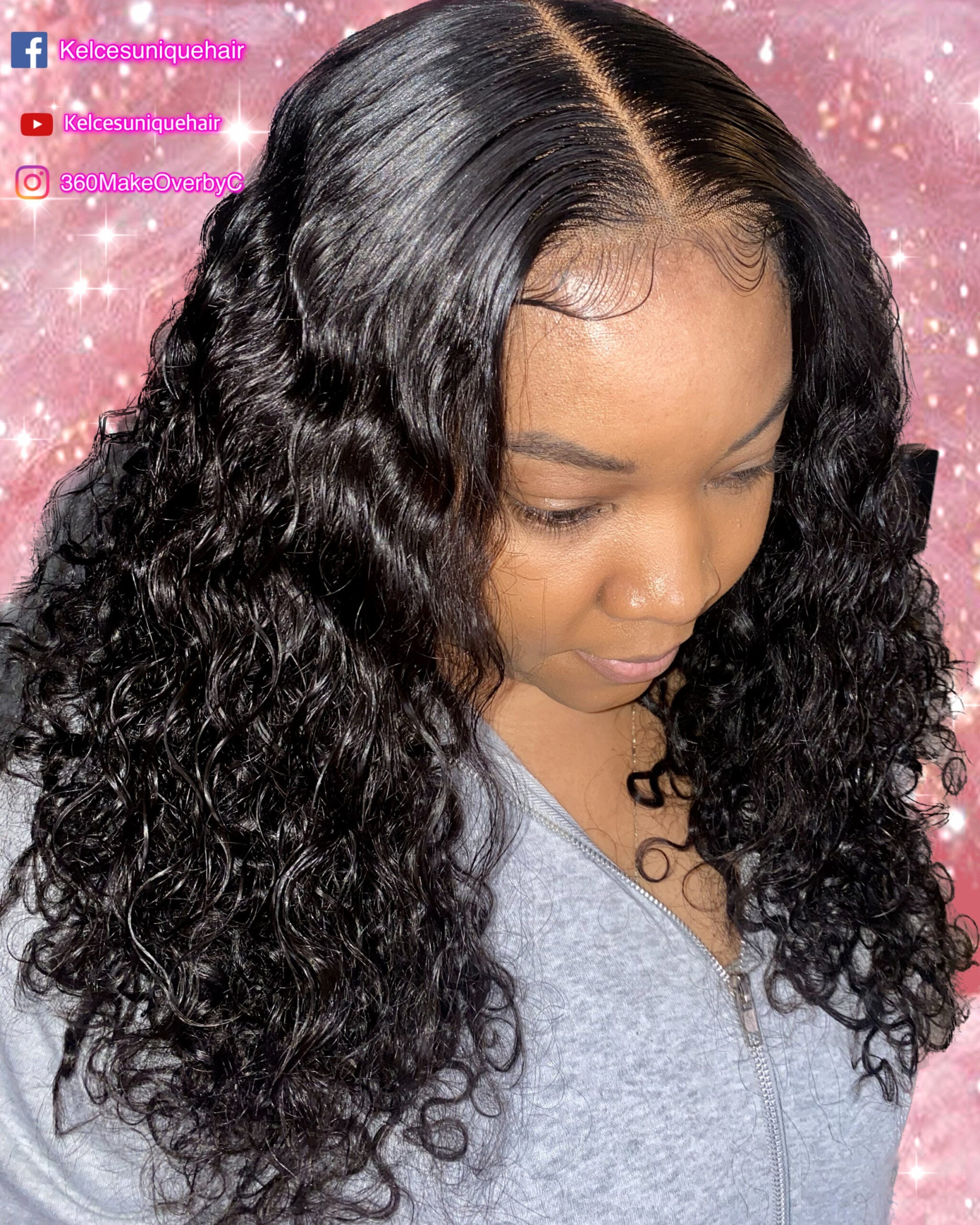 Water wave 3 bundles + 5X5 Closure