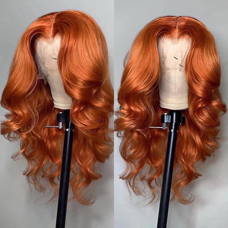 Orange Lace Front Wig