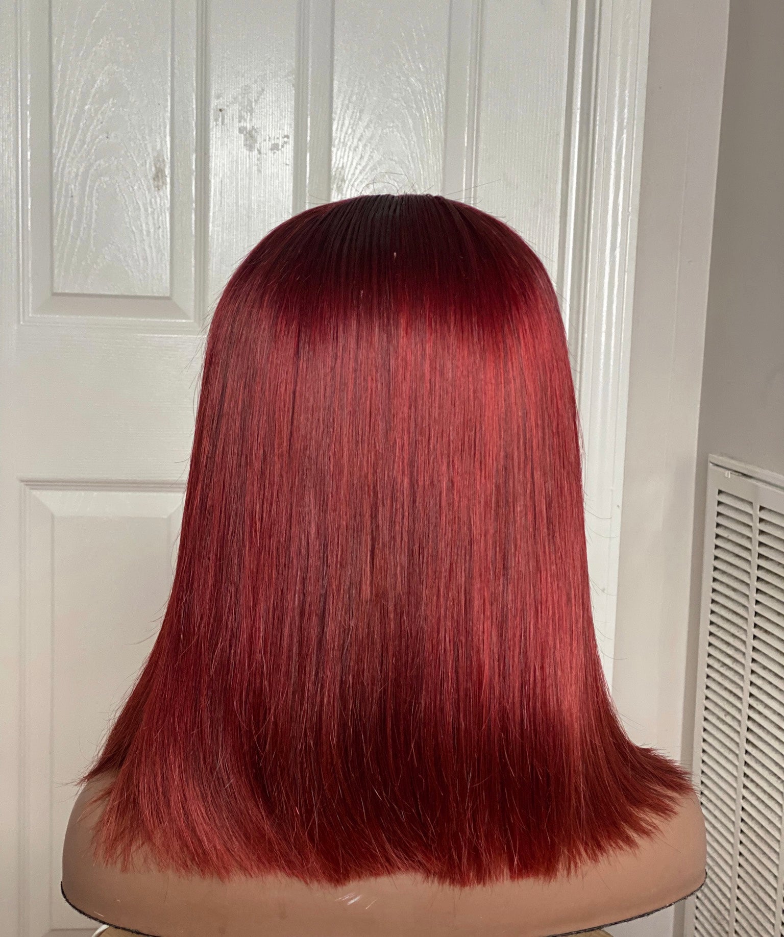 Burgundy Bob Wig