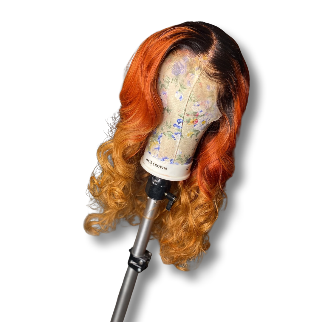 1b/orange spice Body Wave Wig