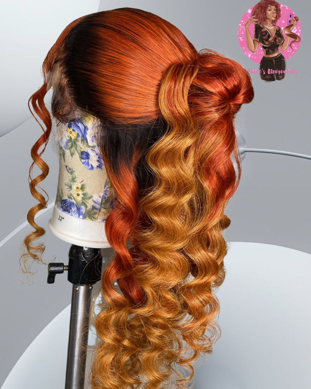 1b/orange spice Body Wave Wig