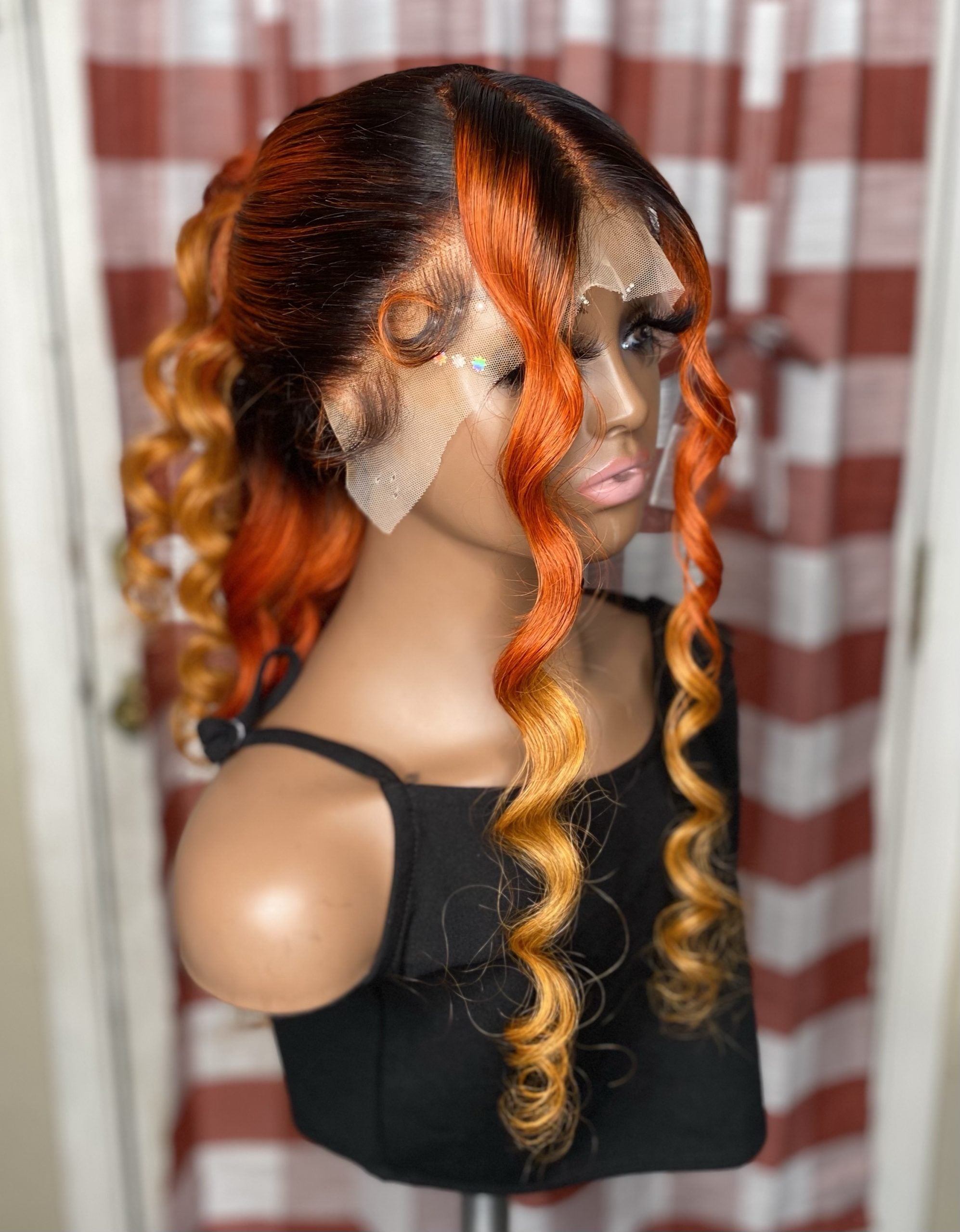 1b/orange spice Body Wave Wig