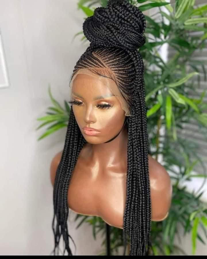 Half-Up & Half-Down Braided Wig